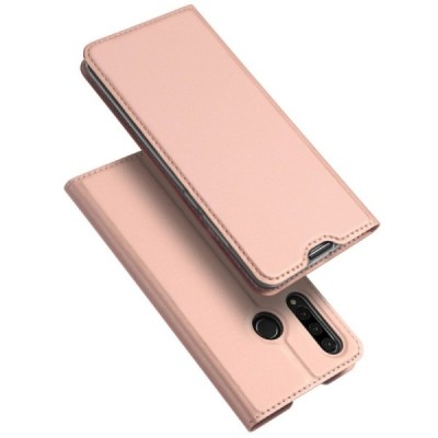 „Dux Ducis“ Skin серии Huawei P30 Lite розовый кожаный чехол-книжка | Vacins.lv