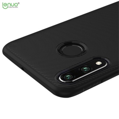 Huawei P30 Lite Lenuo твердый силиконовый чехол из TPU чёрного цвета | Vacins.lv