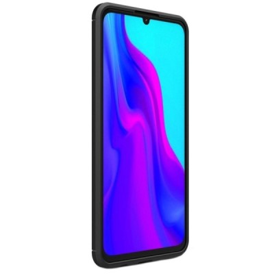 Huawei P30 Lite „Carbon“ твердый силиконовый чехол (TPU) - черный | Vacins.lv