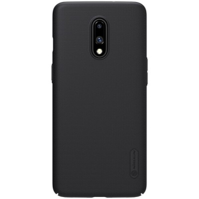 Nillkin Frosted Shield OnePlus 7 (OnePlus Seven) черный пластиковый чехол | Vacins.lv