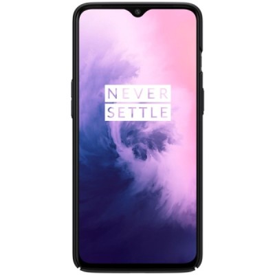 Nillkin Frosted Shield OnePlus 7 (OnePlus Seven) черный пластиковый чехол | Vacins.lv