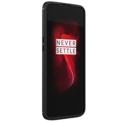 OnePlus 7 (OnePlus Seven) „Carbon“ твердый силиконовый чехол (TPU) - черный | Vacins.lv