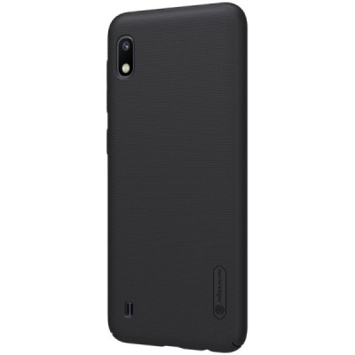 Samsung Galaxy A10 (A105F) Nillkin Frosted Shield черный пластиковый чехол | Vacins.lv