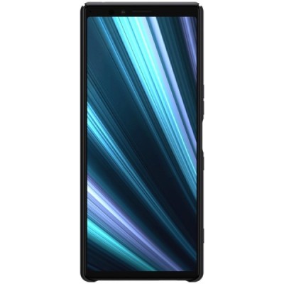 Nillkin Frosted Shield Sony Xperia 1 (XZ4) melns plastmasas futrālis / Vacins.lv