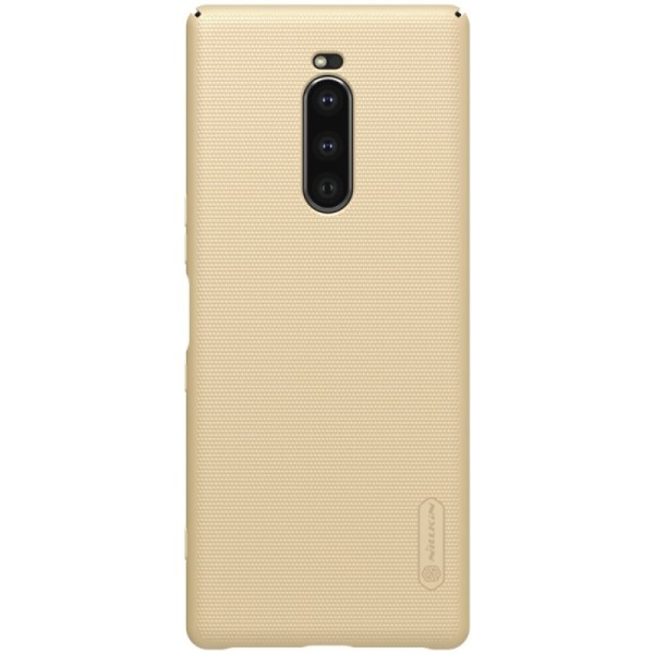 Чехол „Nillkin“ Frosted Shield – золотой (Xperia 1)
