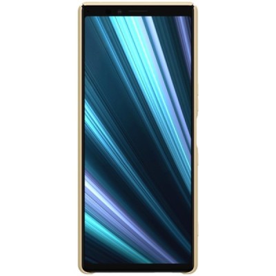 Nillkin Frosted Shield Sony Xperia 1 (XZ4) золотой пластиковый чехол | Vacins.lv
