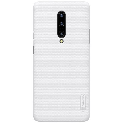 Nillkin Frosted Shield OnePlus 7 Pro balts plastmasas futrālis / Vacins.lv