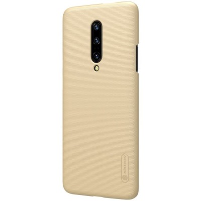 Nillkin Frosted Shield OnePlus 7 Pro zelta plastmasas futrālis / Vacins.lv