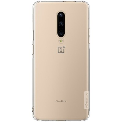 OnePlus 7 Pro Nillkin Nature тонкий прозрачный силиконовый чехол (TPU) | Vacins.lv