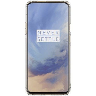 OnePlus 7 Pro Nillkin Nature тонкий прозрачный силиконовый чехол (TPU) | Vacins.lv