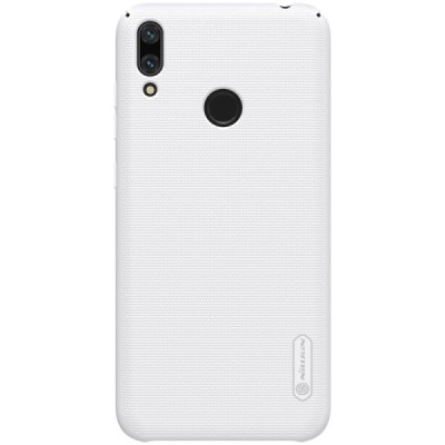 Huawei Y7 2019 (Y7 Prime 2019) Nillkin Frosted Shield белый пластиковый чехол | Vacins.lv