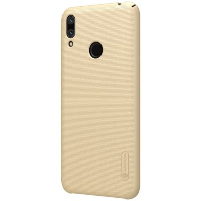 Huawei Y7 2019 (Y7 Prime 2019) Nillkin Frosted Shield золотой пластиковый чехол | Vacins.lv