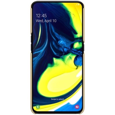 Samsung Galaxy A80 (A805F) Nillkin Frosted Shield zelta plastmasas apvalks / vacins.lv