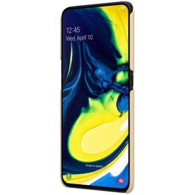Samsung Galaxy A80 (A805F) Nillkin Frosted Shield zelta plastmasas apvalks / vacins.lv