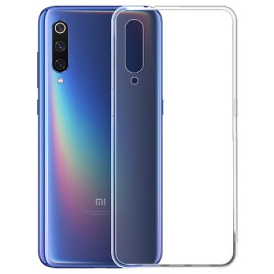 Xiaomi Mi 9 SE самый тонкий в мире чехол из прозрачного твердого силикона TPU | Vacins.lv