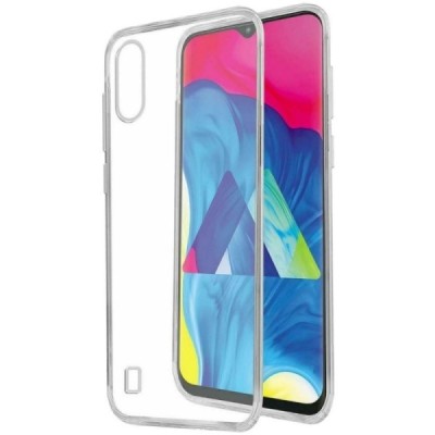 Твердый силиконовый чехол (TPU) для Samsung Galaxy A10 (A105F) - прозрачный | Vacins.lv