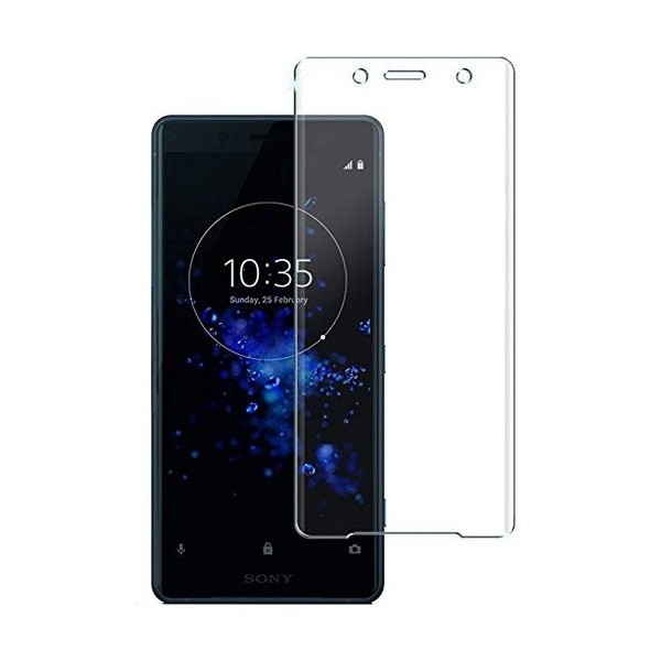 „Imak“ Tempered Glass полностью закрывающее защитное стекло толщиной 0,2 мм - прозрачное (Xperia XZ2 Compact)