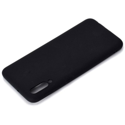 Samsung Galaxy A70 (A705F) самый тонкий в мире чехол из чёрного твердого силикона TPU | Vacins.lv