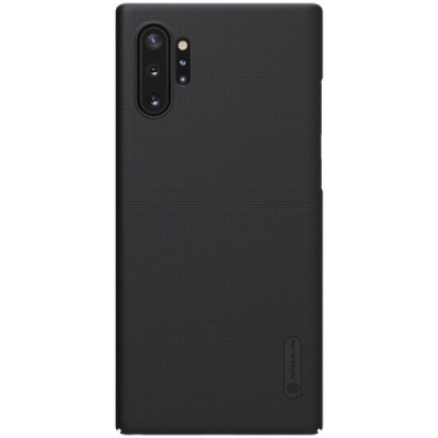 Samsung Galaxy Note 10+ (N975F) Nillkin Frosted Shield melns plastmasas futrālis / Vacins.lv