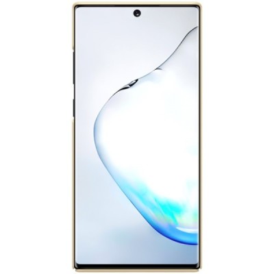 Samsung Galaxy Note 10+ (N975F) Nillkin Frosted Shield zelta plastmasas futrālis / Vacins.lv