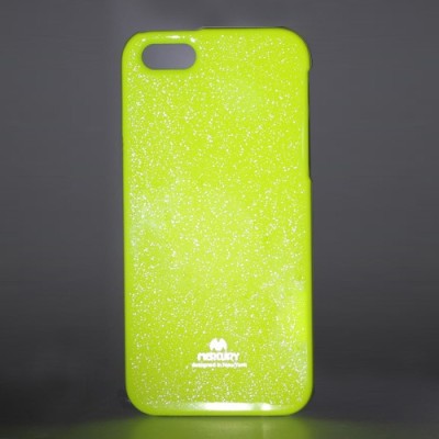 Apple iPhone 5, 5S Mercury Color zaļš cieta silikona (TPU) futrālis / Vacins.lv
