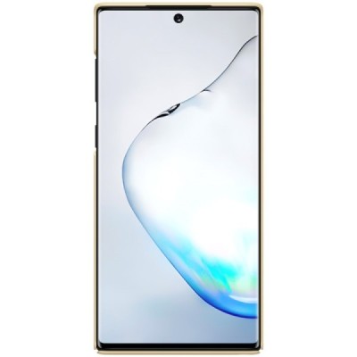 Nillkin Frosted Shield Samsung Galaxy Note 10 (N970F) золотой пластиковый чехол | Vacins.lv