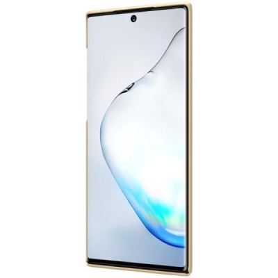 Nillkin Frosted Shield Samsung Galaxy Note 10 (N970F) золотой пластиковый чехол | Vacins.lv