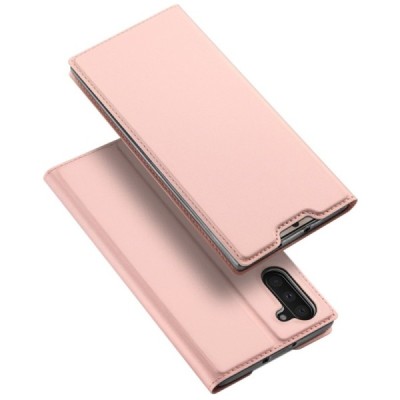 „Dux Ducis“ Skin серии Samsung Galaxy Note 10 (N970F) розовый кожаный чехол-книжка | Vacins.lv