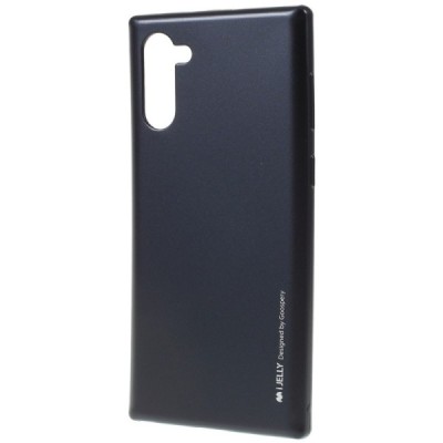 Samsung Galaxy Note 10 (N970F) Mercury твердый силиконовый чехол (TPU) - чёрный | Vacins.lv