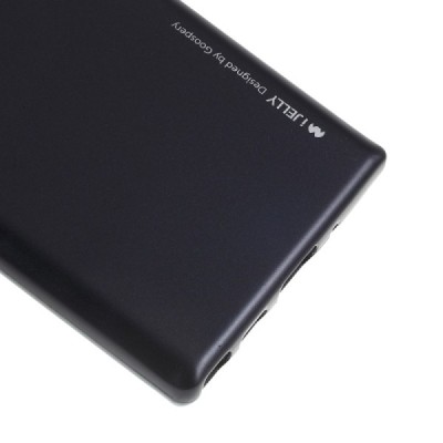 Samsung Galaxy Note 10 (N970F) Mercury твердый силиконовый чехол (TPU) - чёрный | Vacins.lv
