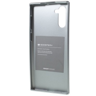 Samsung Galaxy Note 10 (N970F) Mercury твердый силиконовый чехол (TPU) - серый | Vacins.lv