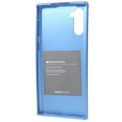 Samsung Galaxy Note 10 (N970F) Mercury твердый силиконовый чехол (TPU) - синий | Vacins.lv