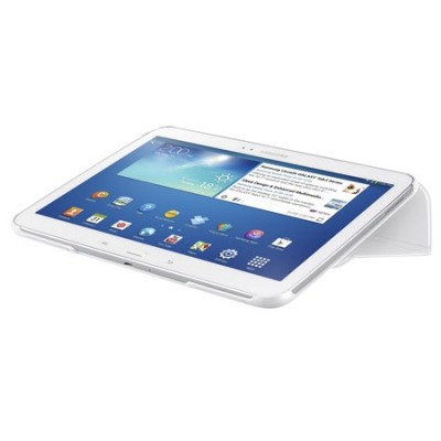 Oficialus Samsung Galaxy Tab 3 10.1 P5200 (P5210) Book Cover baltas dėklas / Priedai.lt
