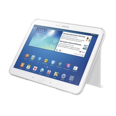 Oficialus Samsung Galaxy Tab 3 10.1 P5200 (P5210) Book Cover baltas dėklas / Priedai.lt