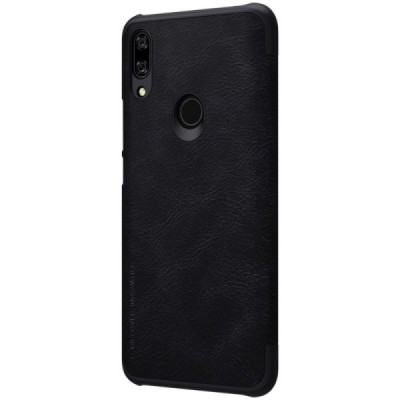 Greznais „Nillkin“ Qin sērijas ādas atvērams melns Huawei P Smart Z maciņš (maks) / Vacins.lv
