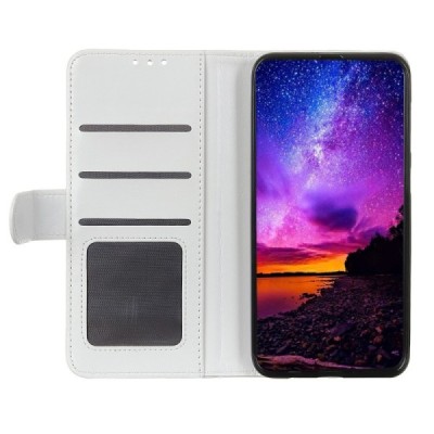 Huawei P Smart Z открываемый белый кожаный чехол - книжка | Vacins.lv