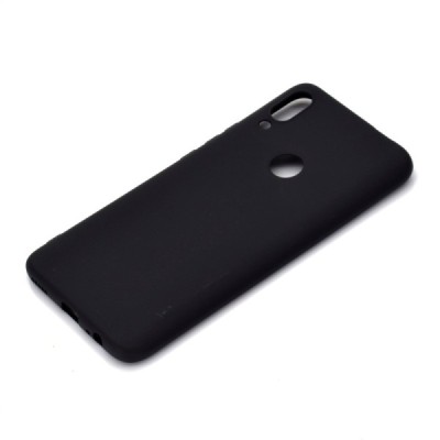 Huawei P Smart Z melns cieta silikona TPU pasaulē planākais apvalks / Vacins.lv