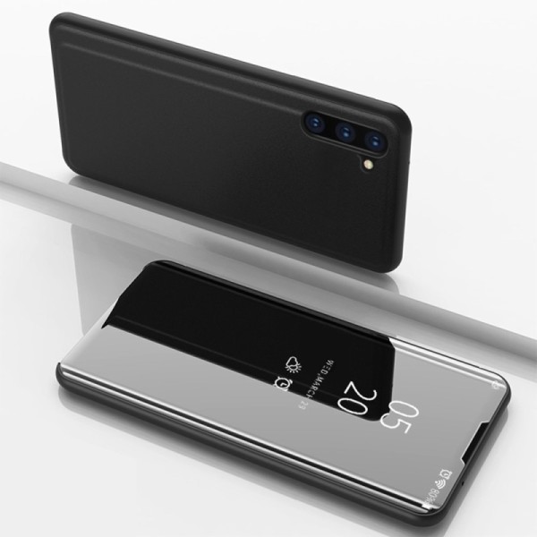 Plastmasas atvērams maciņš - melns (Galaxy Note 10)