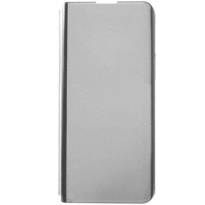 Samsung Galaxy Note 10 (N970F) открываемый серебристый пластиковый чехол-книжка | Vacins.lv