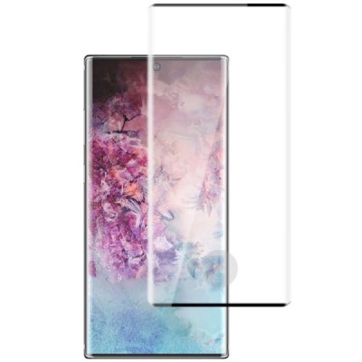 Samsung Galaxy Note 10 (N970F) „Mocolo“ 9H Tempered Glass усиленная защита, черное защитное стекло с полным покрытием толщиной 0