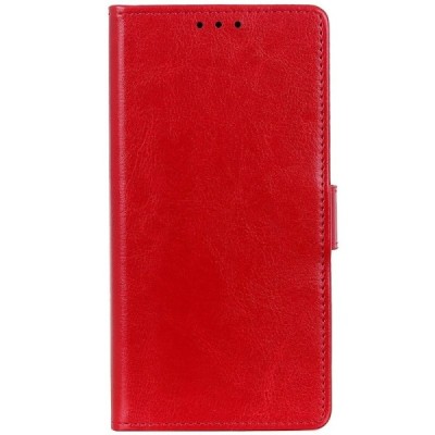 Xiaomi Redmi 7A открываемый красный кожаный чехол - книжка | Vacins.lv