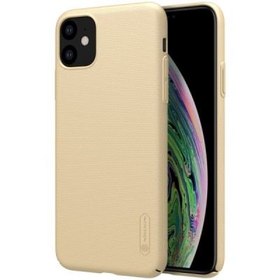 Nillkin Frosted Shield Apple iPhone 11 золотой пластиковый чехол | Vacins.lv