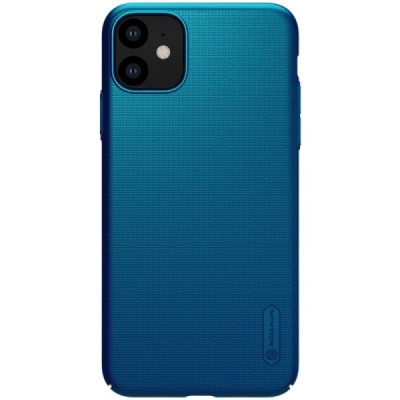 Apple iPhone 11 Nillkin Frosted Shield zils plastmasas apvalks / vacins.lv