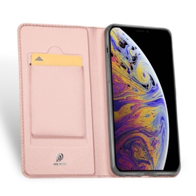 „Dux Ducis“ Skin серии Apple iPhone 11 розовый кожаный чехол-книжка | Vacins.lv
