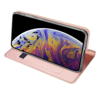 „Dux Ducis“ Skin серии Apple iPhone 11 розовый кожаный чехол-книжка | Vacins.lv