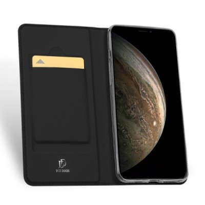 „Dux Ducis“ Skin серии Apple iPhone 11 Pro чёрный кожаный чехол-книжка | Vacins.lv