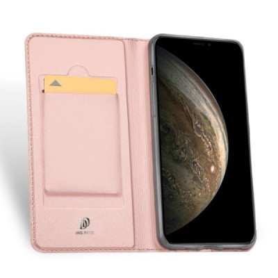 „Dux Ducis“ Skin серии Apple iPhone 11 Pro розовый кожаный чехол-книжка | Vacins.lv