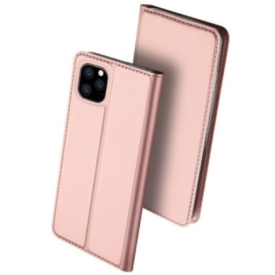 „Dux Ducis“ Skin серии Apple iPhone 11 Pro розовый кожаный чехол-книжка | Vacins.lv