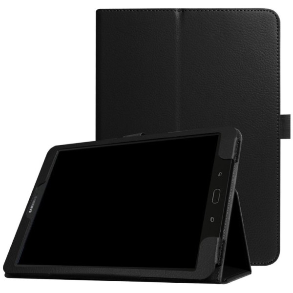 „Litchi“ atvēramais maciņš - melns (Galaxy Tab S3 9.7)