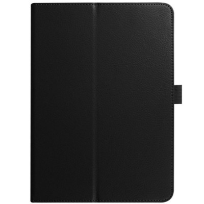 Samsung Galaxy Tab S3 9.7 (T820, T825) „Litchi“ atvēramais melns maciņš / Vacins.lv